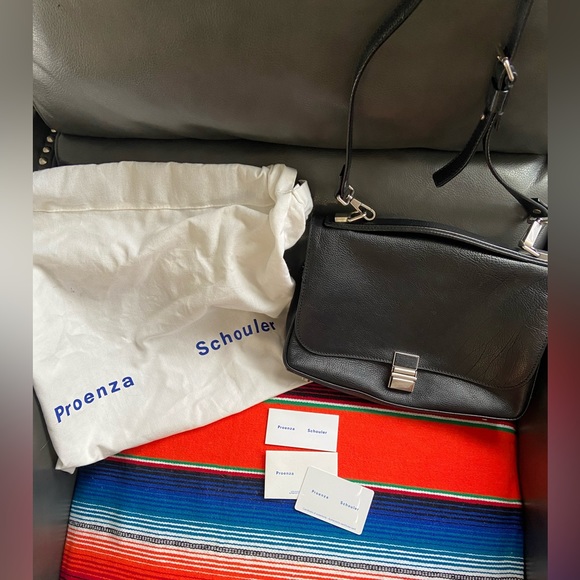 Proenza Schouler Black Leather Bag - Picture 1 of 11